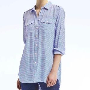 Banana Republic Parker Stripped Button Down Shirt